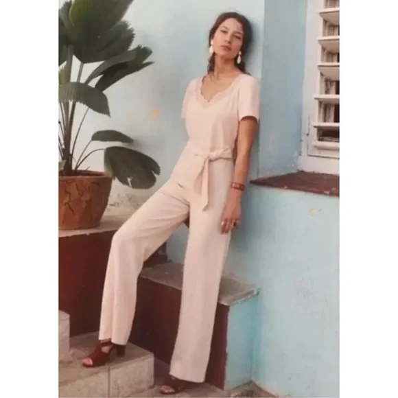 Sezane Louis Jumpsuit/Combinaison - Picture 1 of 5